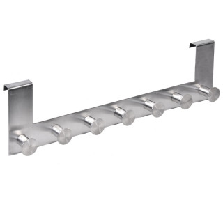 Метална закачалка за врата със 7 позиции - инокс