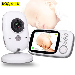 Видео бебефон с камера и 3.2 инча монитор - Купи сега