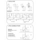 Единична дюза за биде - приставка за тоалетна чиния